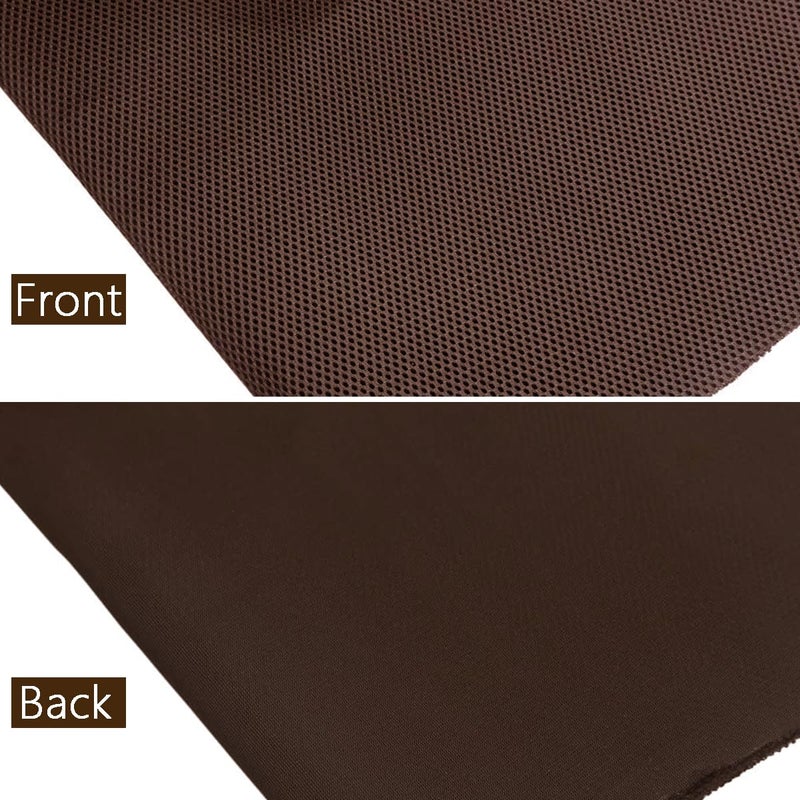Wayber Speaker Grill Cloth Stereo Mesh Fabric for Speaker Repair, Brown - 55 x 40 in / 140 x 100 cm - Image 3